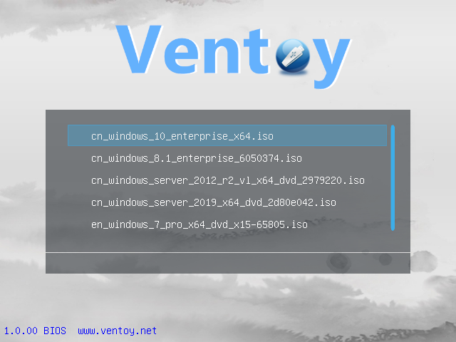 ventoy windows 10 install